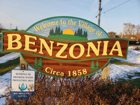 Welcome to the Village of Benzonia, Circa 1858